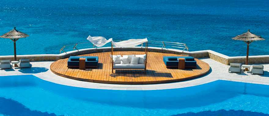 Photo courtesy Mykonos Grand Hotel & Resort Mykonos Grand Resort Pool