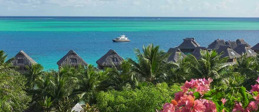 Bora Bora island in the French Polynesia Bora Bora island in the French Polynesia