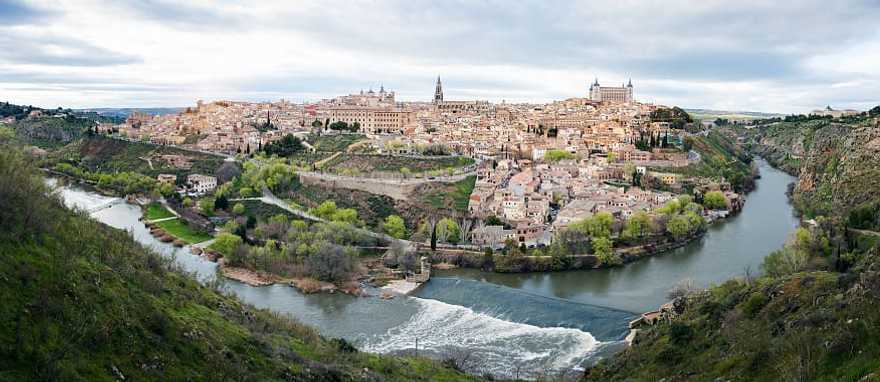 View of Toledo in Spain View of Toledo in Spain