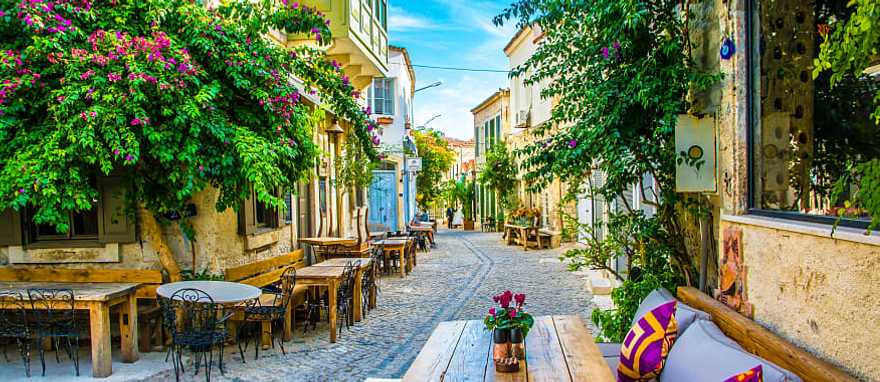 Beautiful town of Alacati in Turkey Beautiful town of Alacati in Turkey