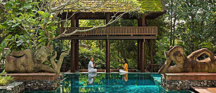 The Four Season Resort in Chiang Mai, Thailand.