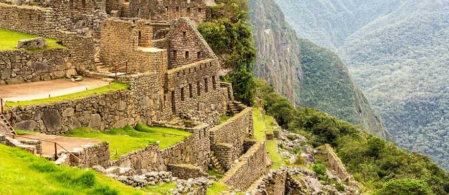The great Inca City of Machu Picchu in Peru The great Inca City of Machu Picchu in Peru