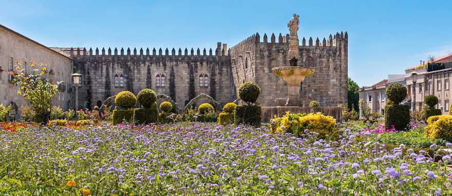 Garden of Saint Barbara in Braga, Portugal Garden of Saint Barbara in Braga, Portugal