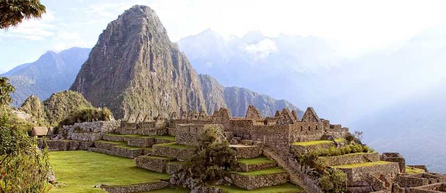 Ruins of great Inca city of Machu Picchu Ruins of great Inca city of Machu Picchu