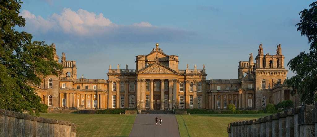 Blenheim Palace in Oxfordshire, England. Photo courtesy of Visit Britain Blenheim Palace in Oxfordshire, England