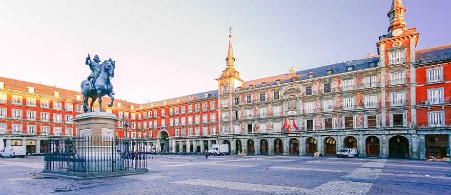 Plaza Mayor in Madrid, Spain Plaza Mayor in Madrid, Spain
