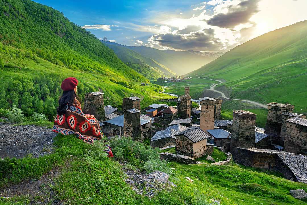 Ushguli in Svaneti, Georgia