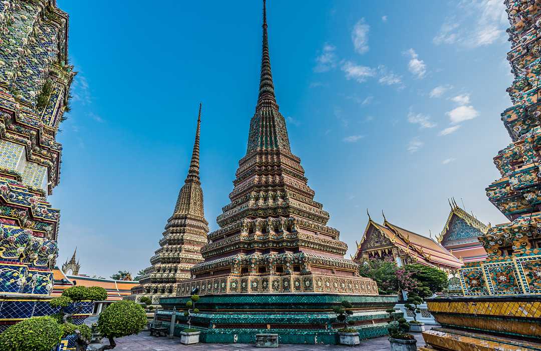 Wat Pho Temple in Bangkok, Thailand Wat Pho Temple in Bangkok, Thailand