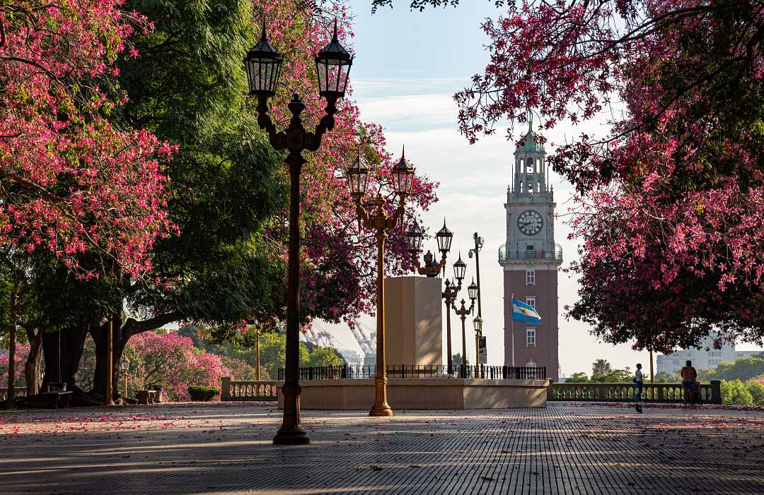 Plaza San Martin in the Retiro neighborhood of Buenos Aires, Argentina Plaza San Martin in the Retiro neighborhood of Buenos Aires, Argentina