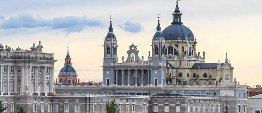 Majestic Almudena Cathedral, Madrid, Spain Majestic Almudena Cathedral, Madrid, Spain
