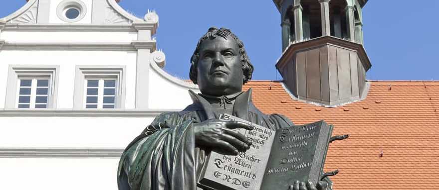 First Public Monument of Martin Luther, Wittenberg, Germany First Public Monument of Martin Luther, Wittenberg, Germany