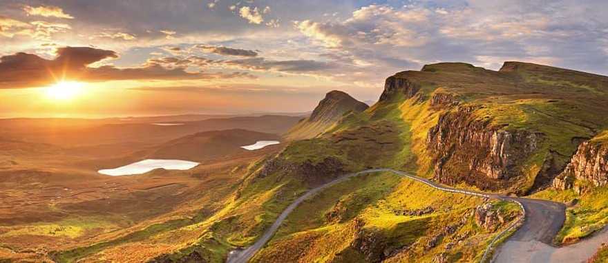Sunrise at Quiraing, Isle of Skye in Scotland Sunrise at Quiraing, Isle of Skye in Scotland