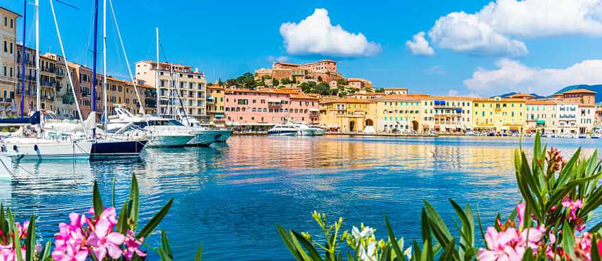 Portoferraio on Elba Island, Italy The town and port of Portoferraio on Elba Island, Italy