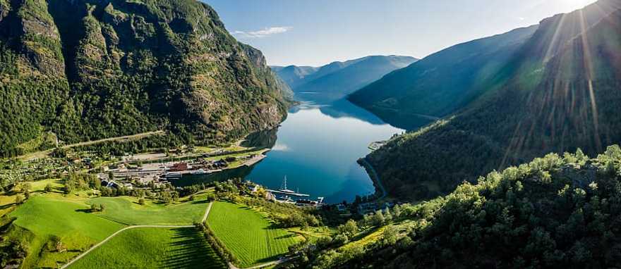 Mount Sandviken in Bergen, Norway Mount Sandviken in Bergen, Norway