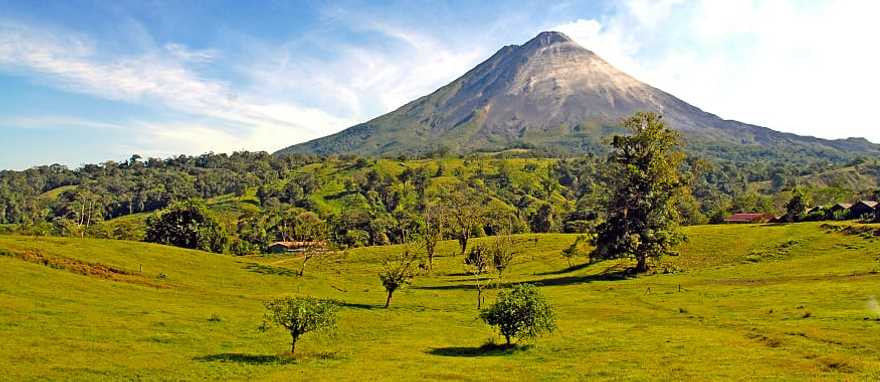 View of Arenal volcano in Costa Rica View of Arenal volcano in Costa Rica