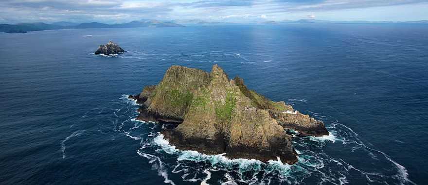 Skellig Michael in Co Kerry, Ireland. Photo courtesy of Valerie O'Sullivan/ Failte Ireland Skellig Michael