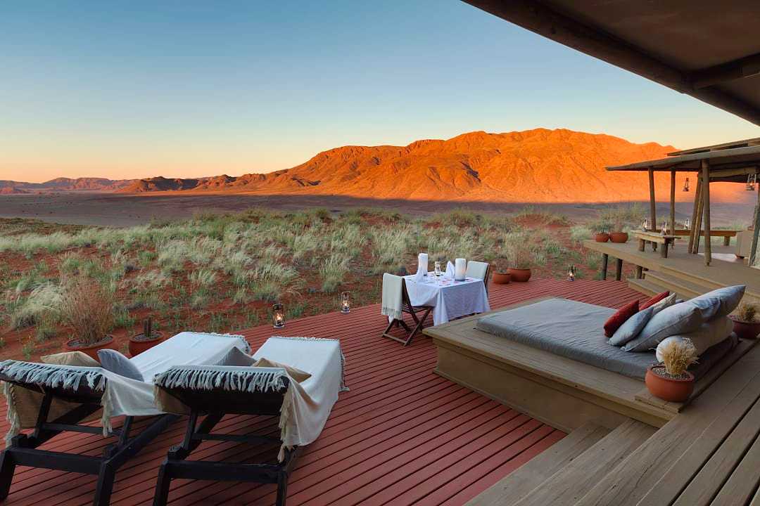 Luxury hotel in Namibia.