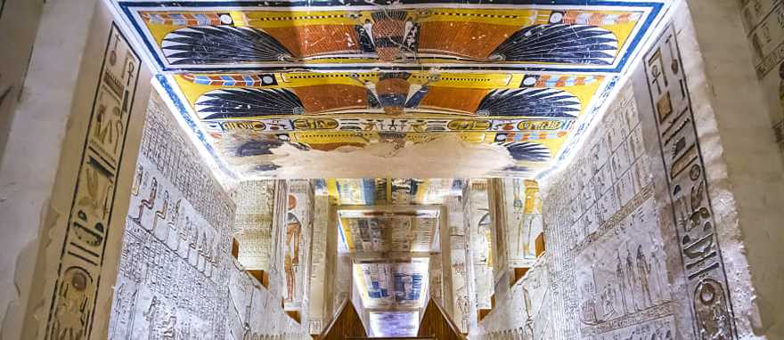 Ancient burial tomb in the Valley of Kings, Egypt Ancient burial tomb in the Valley of Kings, Egypt